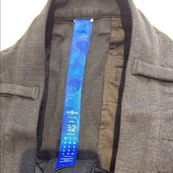 Kit and Ace Men's Blue Casual Bidwell Cropped Pants Size 32 - Picture 5 of 9